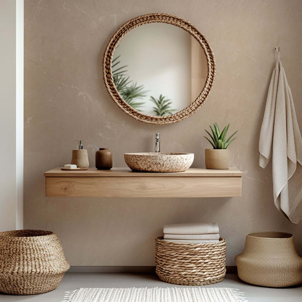 Soft Beige Satin ProShield PVC Bathroom Wall Panel with waterproof design and contemporary finish for elegant, durable decor.