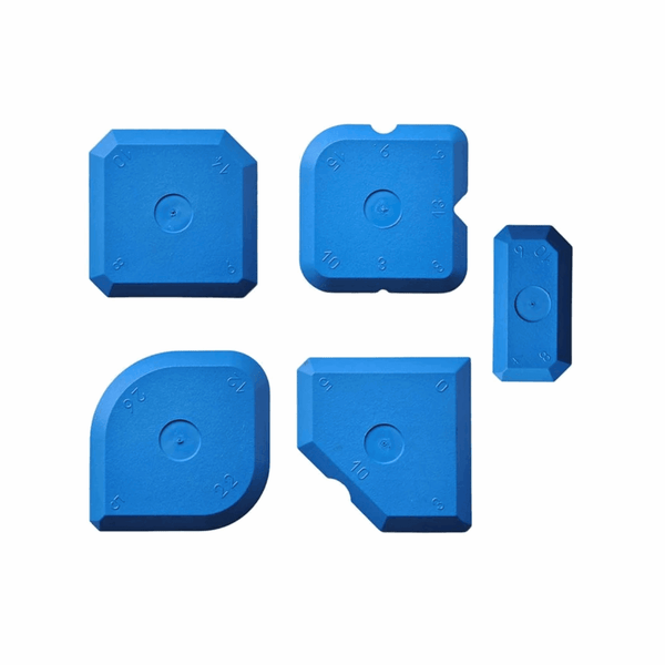 Sealant Finishing Tool 5 Pieces Set for Bathroom Wall Panels and Tiling