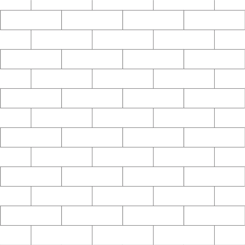 A close up view of a white matt metro tile PVC shower panel, each tile measures 250 x 80 mm