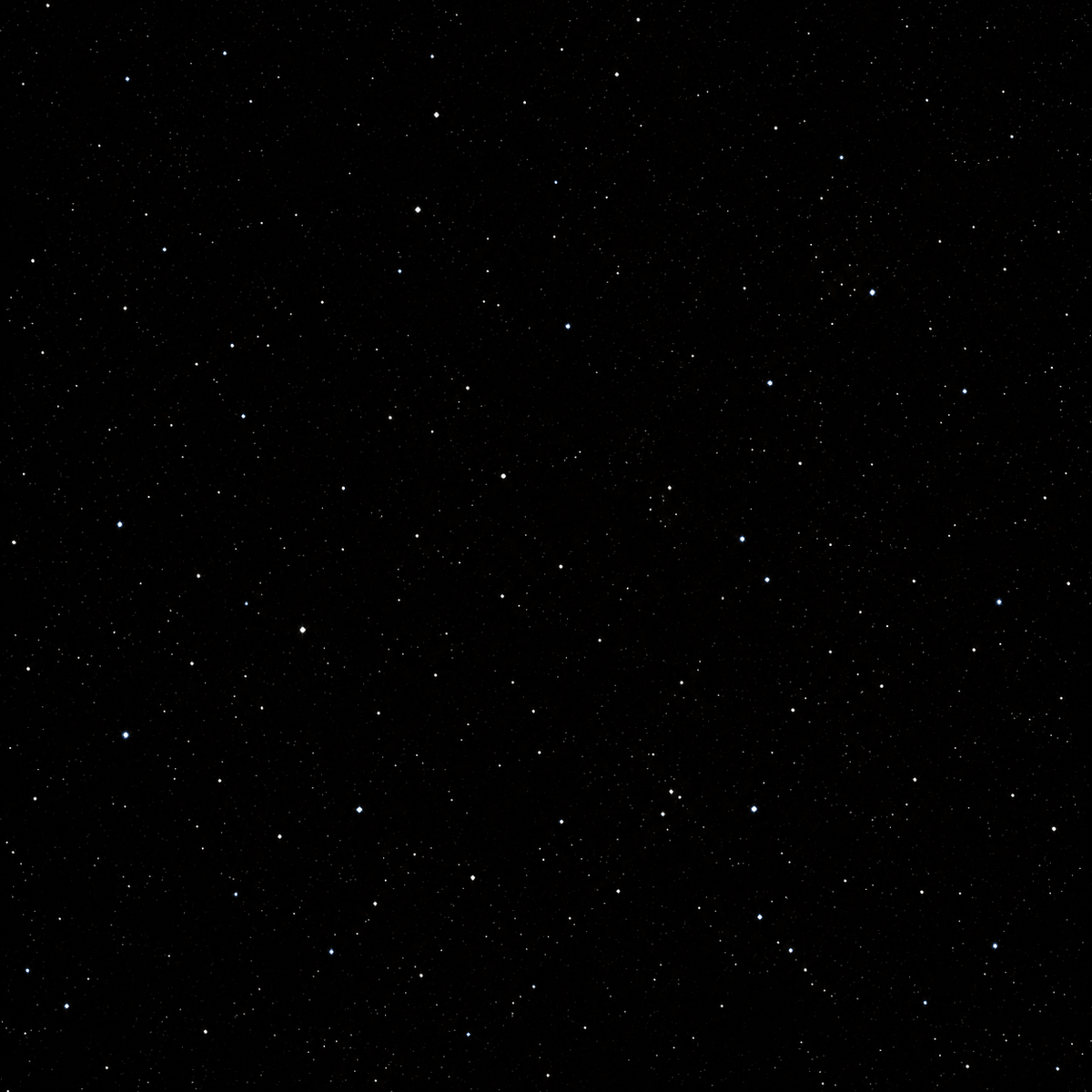 A full-frame black background filled with numerous tiny white and pale blue star-like dots, resembling deep space or a starry textile pattern.
