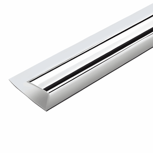 End Cap Trims for 10mm Bathroom Panels - 2.4m