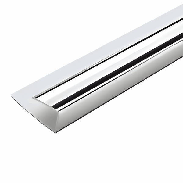 End Cap Trims for 10mm Bathroom Panels - 2.4m