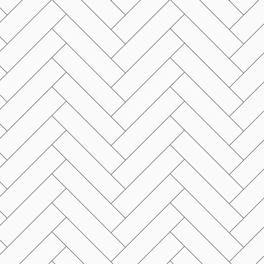 White Herringbone Matt Tile PVC Bathroom Wall Panel Sample