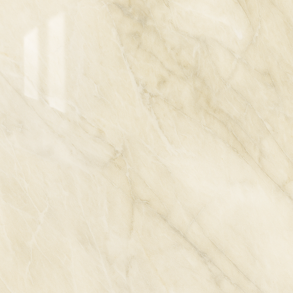 Close-up view of Pergamon Marble PVC Panel showcasing its warm beige marble design with subtle veining, ideal for adding a touch of luxury to bathroom walls.