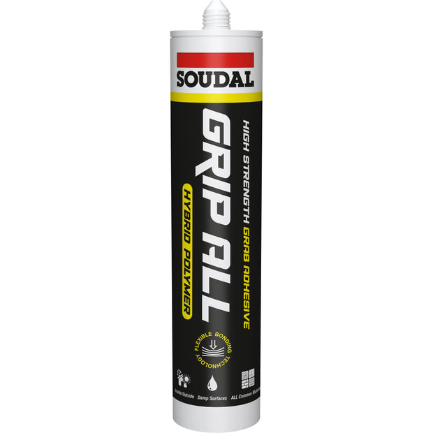 Soudal Grip All Hybrid Polymer Adhesive | White 290ml