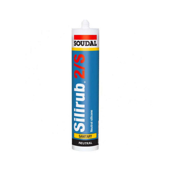 Soudal Silirub 2 S Grey Sanitary Silicone- 300ml