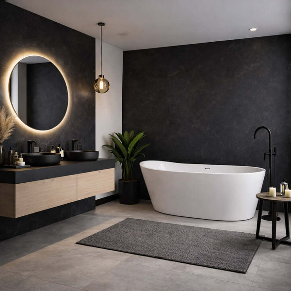 Stone Effect Bathroom Wall Panels | PVC Shower Panels – Bathroom Panels ...